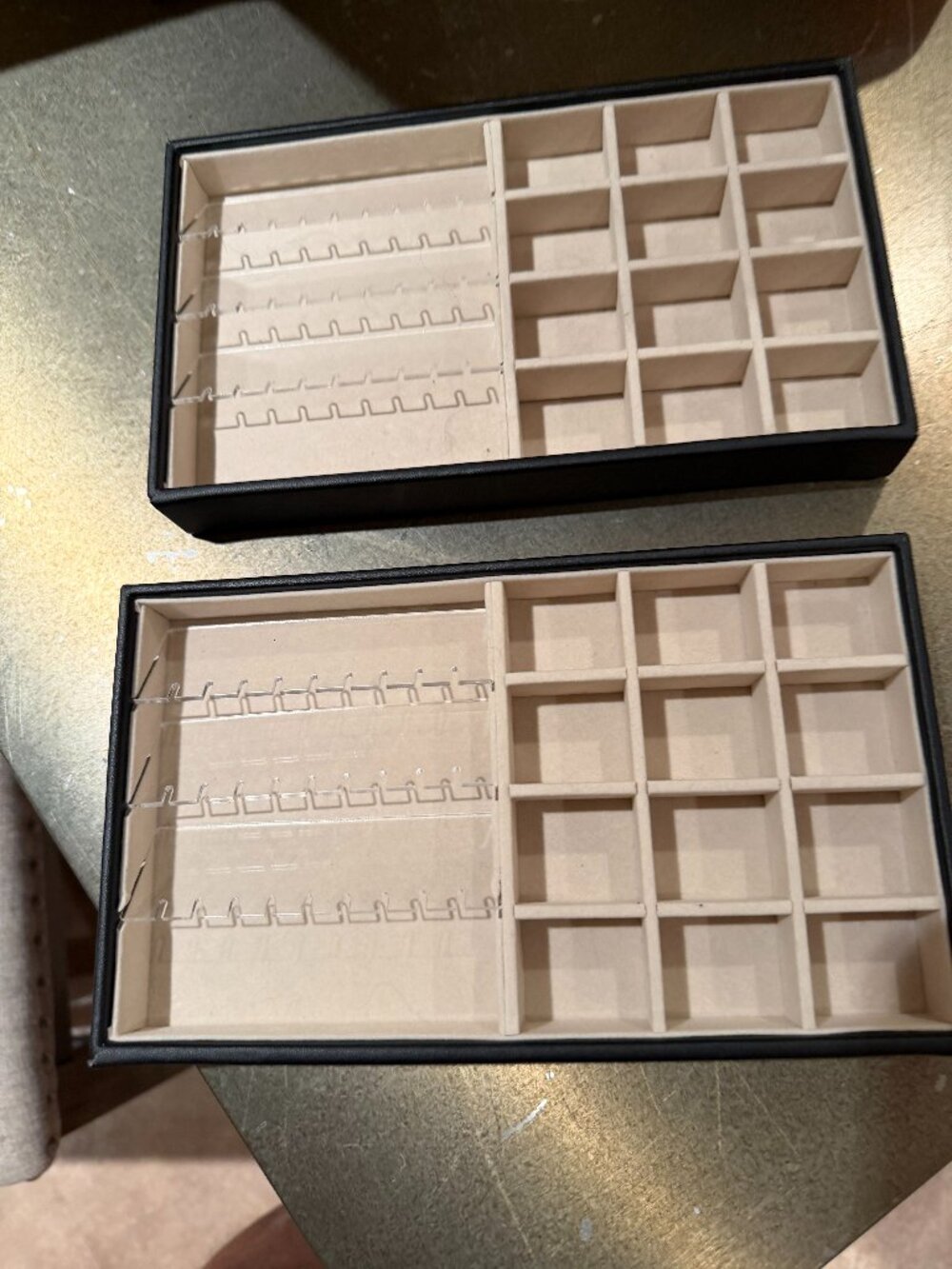 Jewelry Box - Bundle of Two Compartmental Boxes